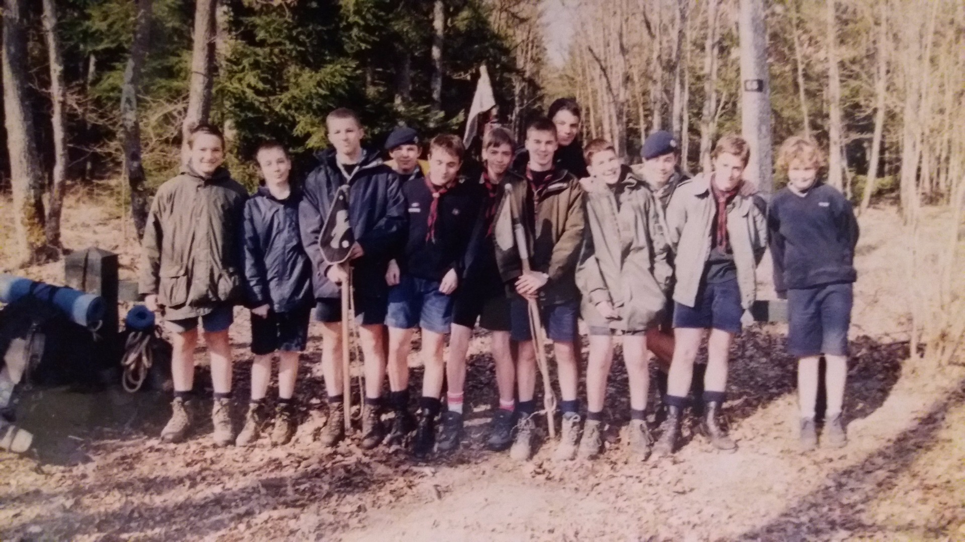 une partie de la troupe